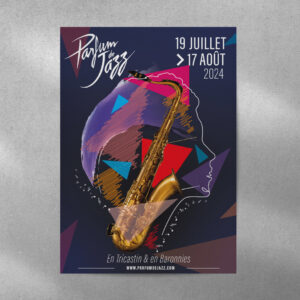affiche-originale-parfum-de-jazz-festival-jazz-tricastin-barronnies-jl-communication-creation-graphique